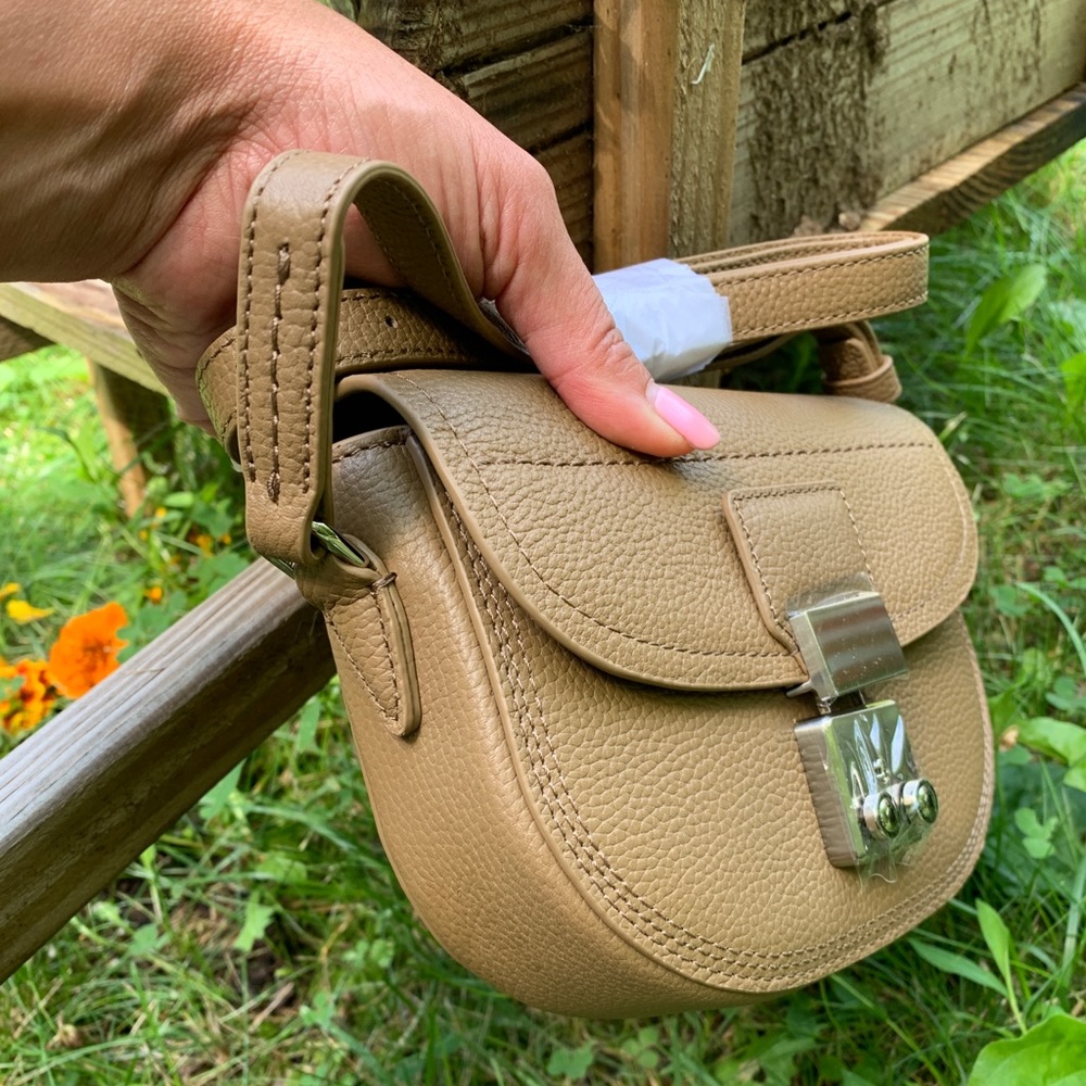 SOLD⛔️Authentic PHILLIP LIM Pebbled leather saddle flap Crossbody - Picture 5 of 15